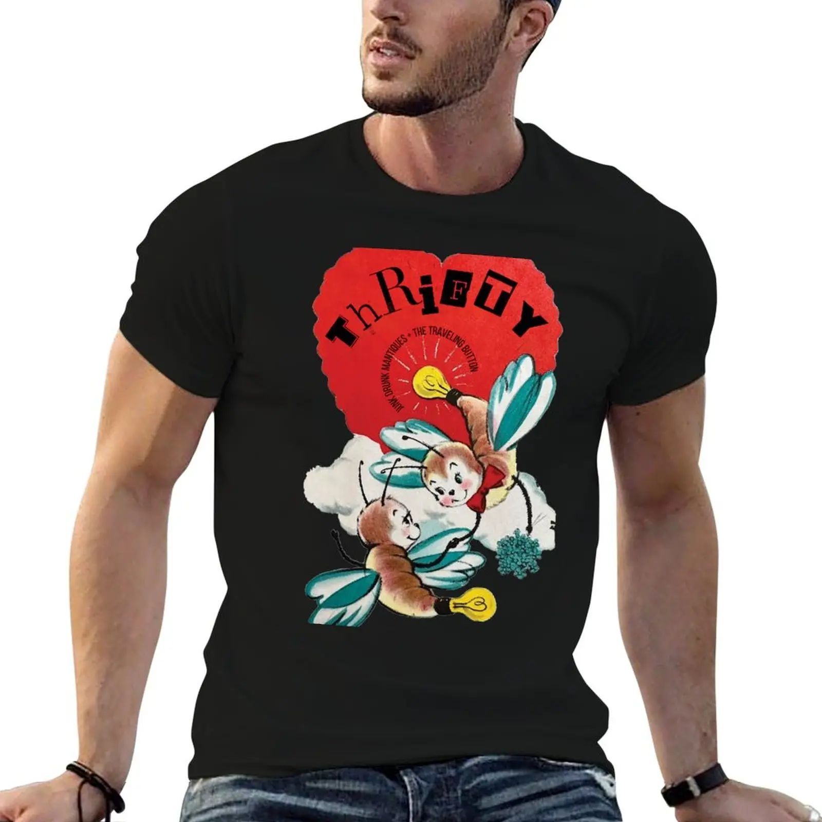 Фото Футболка THRIFTY TTB & JDM с короткими рукавами для повседневной носки №1