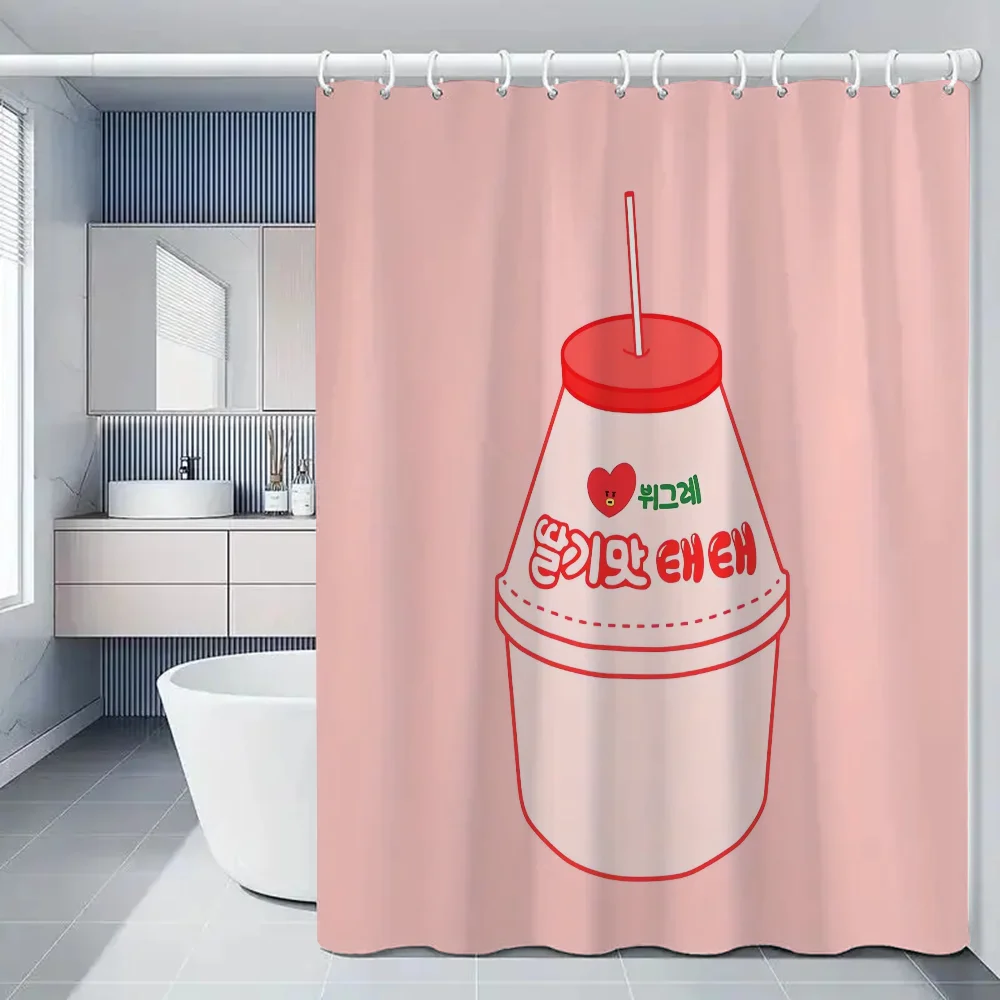 Binggrae современный стиль занавески для душа ванной комнаты и спальни с пейзажным