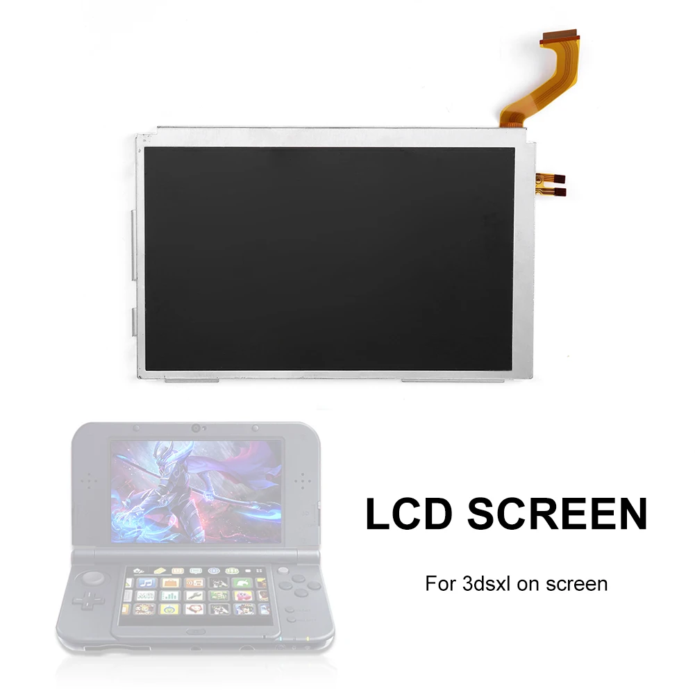 

ЖК-экран для игровой консоли 3dsxl, запасные части, легкий верхний экран, легкая установка, аксессуары