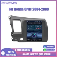 8256gb for honda civic 2006 2021 roadonlineandroid 10 car stereo radio multimedia video player navigation gps 4g wifi audio