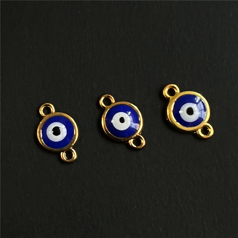 

10 шт., простые тонкие Подвески «сглаза»