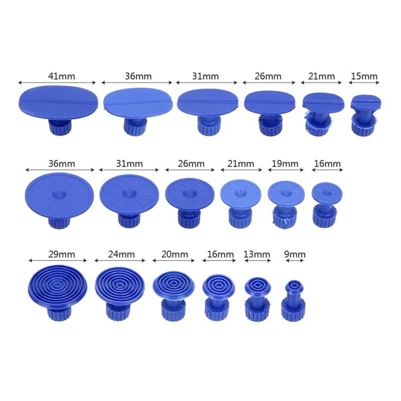 19 шт./компл. Универсальный Автомобильный вытягиватель вмятин пластиковая