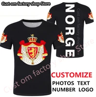 norway t shirt diy free custom made name number nor t shirt nation flag norge norwegian kingdom country print photo text clothes
