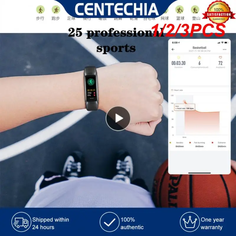 

1/2/3PCS Trosmart C60 Smart Watch Women Sport Fitness Watch For Android iOS Waterproof Body Temperature Heart Rate Monitor