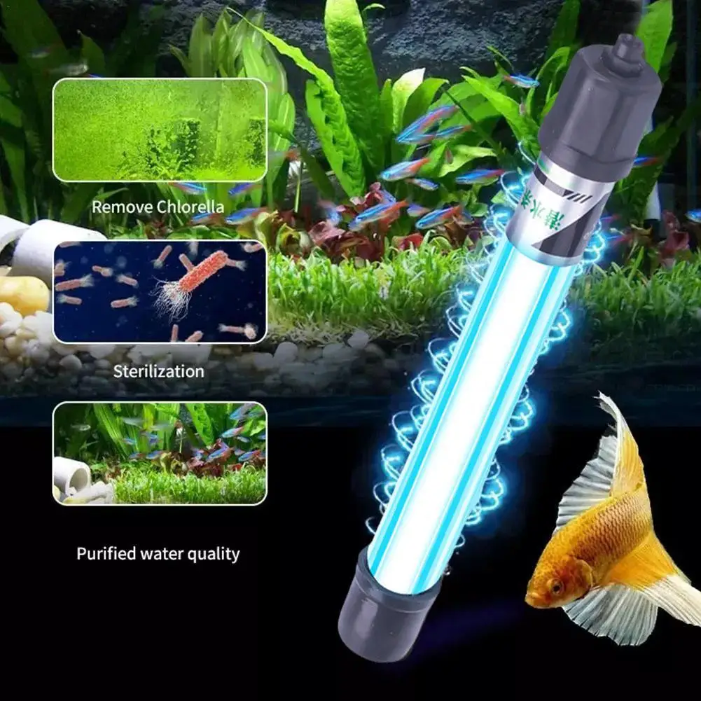 УФ-лампа для стерилизации аквариума лампа уменьшения заболеваемости рыбы