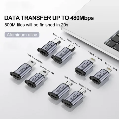 Переходник с USB Type-C на Micro USB
