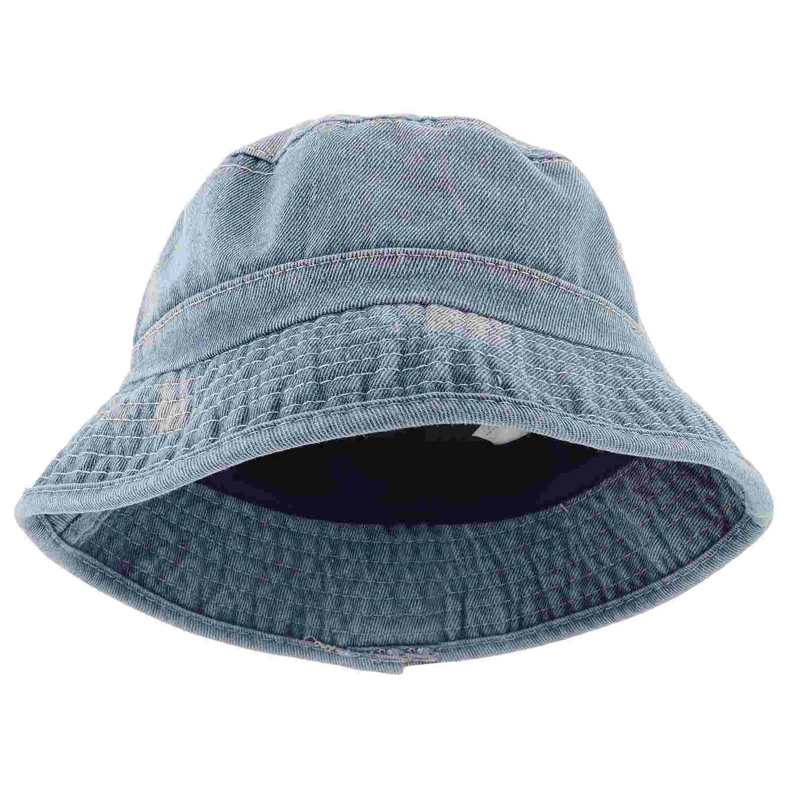 

Шляпа рыбака головной убор с защитой от солнца джинсовая кепка Ретро Винтажные шляпы летний подарок защита для пляжа