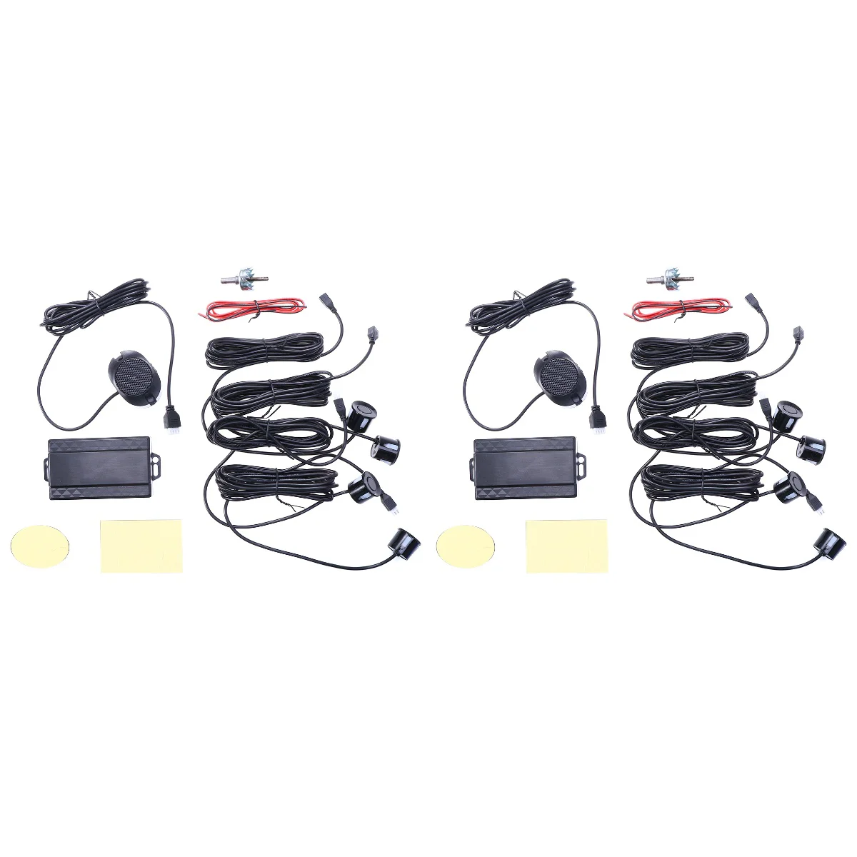 

2pcs 4 Rubber Sensor Parking System for Metal / Steel Bumpers