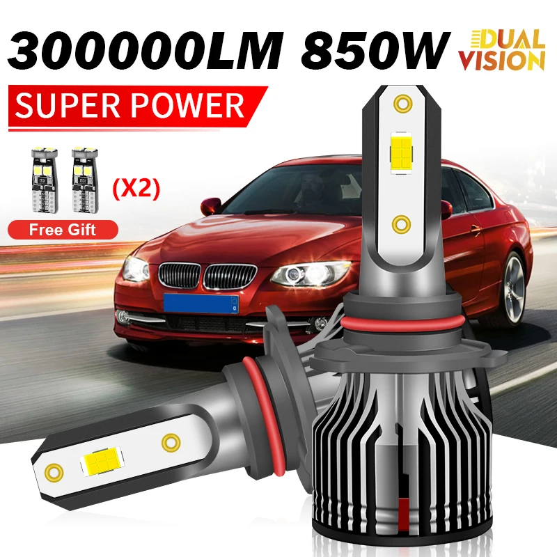 

Лампа для автомобильных противотуманных фар H4, H7, 850 лм, 7535 Вт, 9005 CSP, H1, H8, H9, H11, 9006 HB3, 9012 HB4, HIR2, 12 В