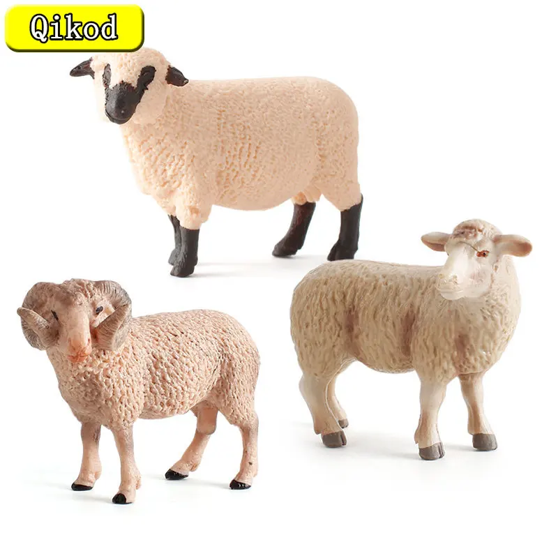 

Твердая статическая модель телефона, коза, овечка, шрагсолнце, Овечья серия, украшения, коллекционные фигурки героев, подарок для детей