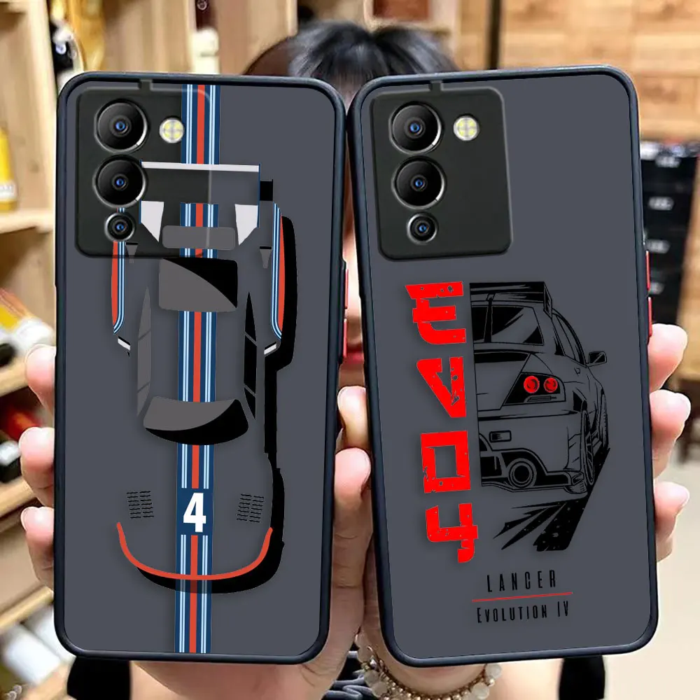 

Matte Case for infinix NOTE 12 G96 11 10 8I 8 7 SMART 4 SPARK 8 8P 5 6 PRO S5 Case Funda Japan Tokyo Racing Sports Car JDM Drift