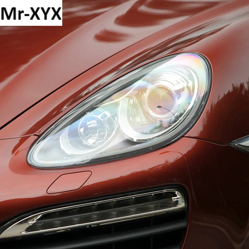 

Car Headlight Protective Film Taillight Transparent Black TPU Sticker For Porsche Cayenne 2019 2020 2011-Present 958 Accessories