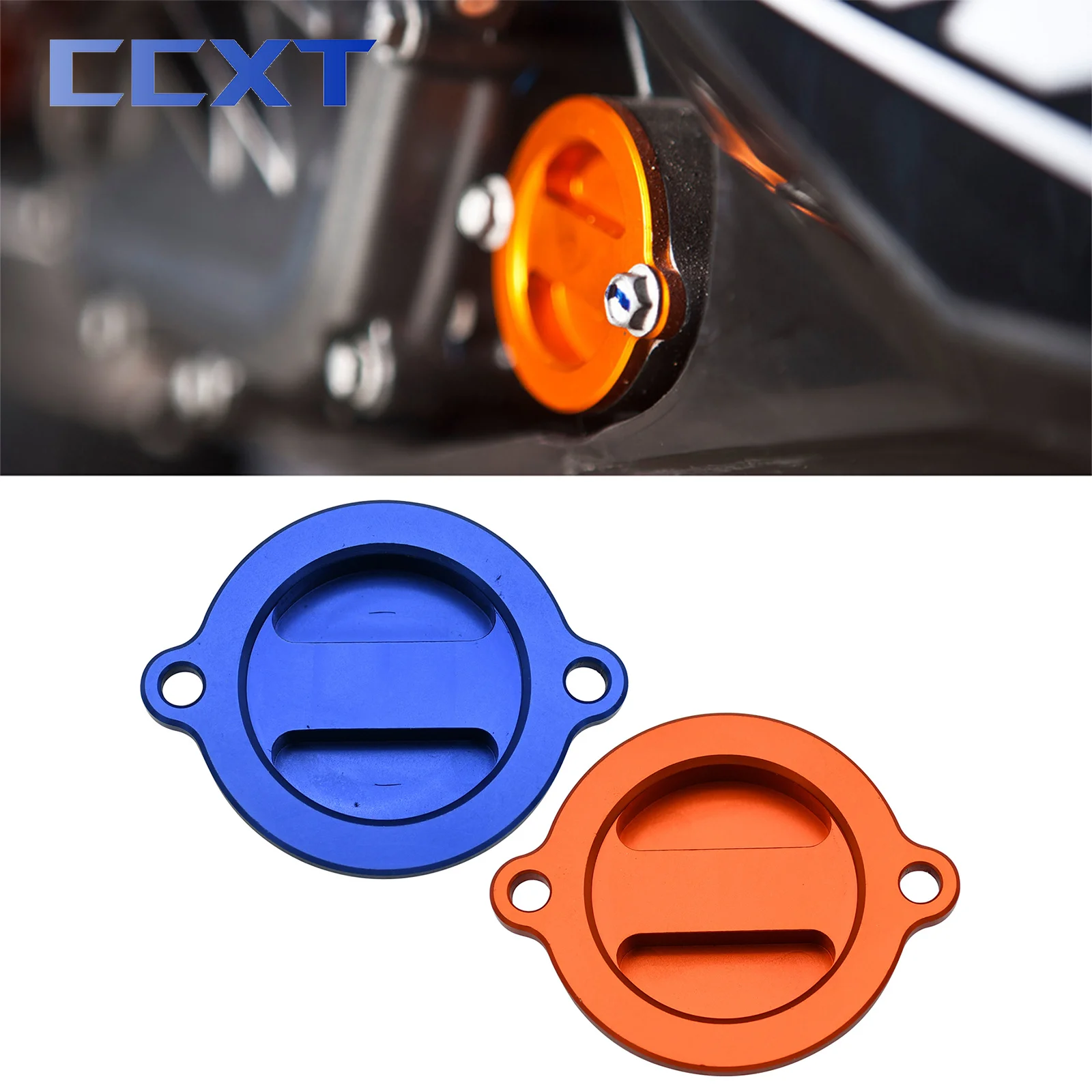 

Масляная Крышка для мотоцикла CNC, масляный топливный фильтр, крышка для KTM SXF XCF XCW EXC 450 500 DUKE 690 790 ADVENTURE 890 Superduke R/GT 1290