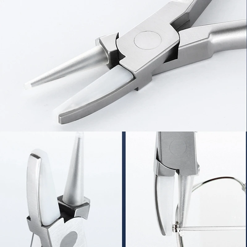 Полукруглые плоскогубцы с квадратной головкой оптические инструменты очки для