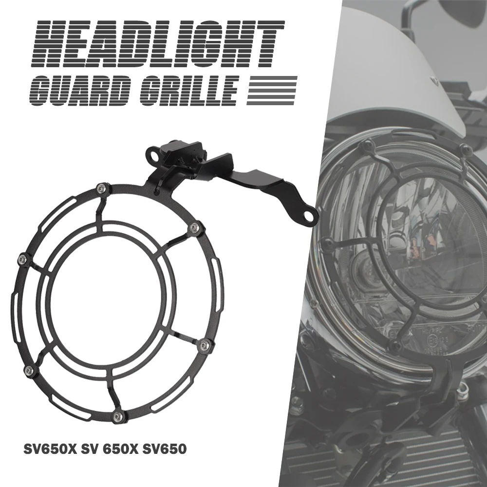 

Motorcycle Headlight Guard For Suzuki SV650 SV 650 2016 2017 2018 2019 2020 Front Light Headlamp Grille Guard Cover Protector