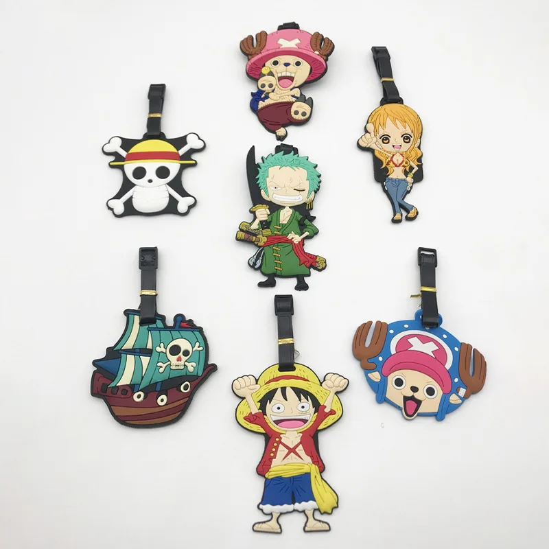 Цельный Луффи Чоппер бирка для багажа Портативный этикетка мультяшный Драконий