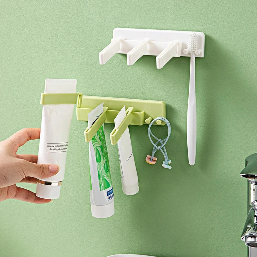 

2 цвета выдавливатель для зубной пасты 2 в 1 настенный Многофункциональный дозатор зубной пасты для кухни ванной комнаты