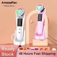 amazefan 5 in 1 rf ems radio mesotherapy electroporation facial beauty led photon facial rejuvenation wrinkle removal eye care