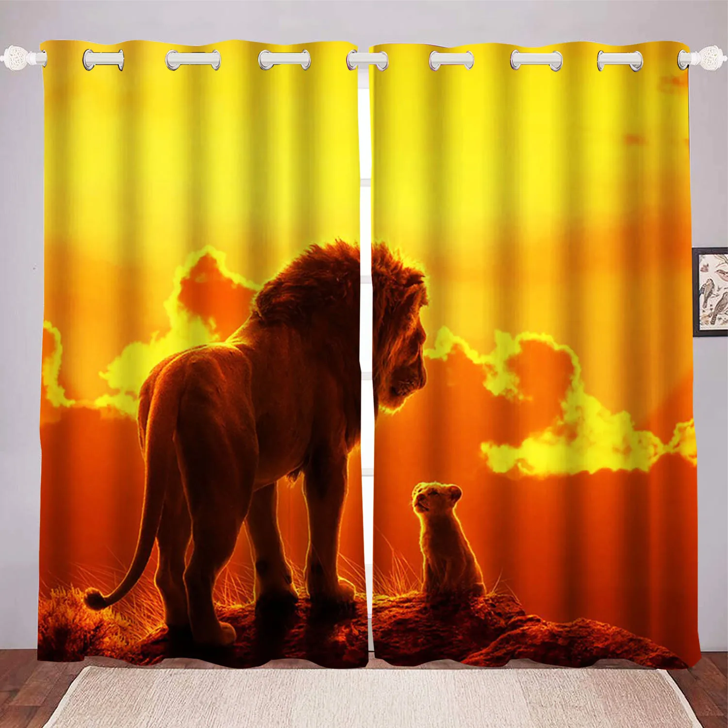 Шторы светонепроницаемые из 100% полиэстера с защитой от пыли