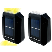 led solar wall lamp outdoor waterproof up and down lighting luminous lighting garden decoration solar lights stairs fence