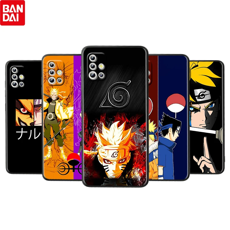 

Popular Anime Naruto For Samsung Galaxy A52S A72 A71 A52 A51 A12 A32 A21S 4G 5G Fundas Soft Black Phone Case Capa Coque Cover