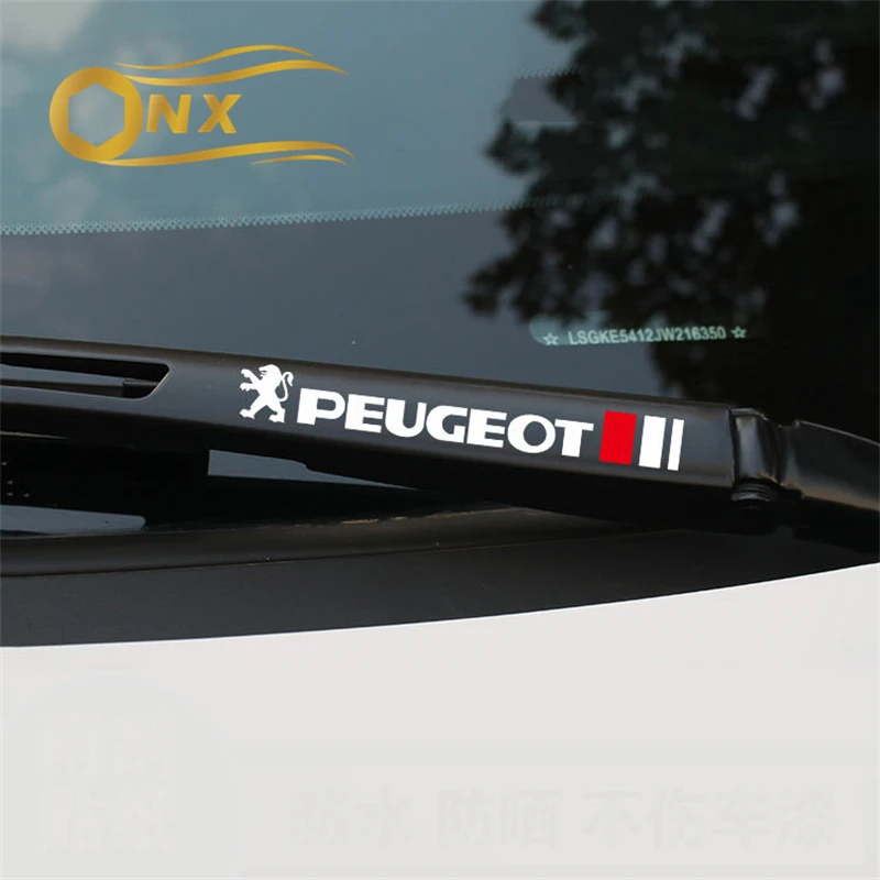 

car wiper sticker door handle sticker Body stickers For Peugeot 301 208 408 2008 3008 307 308 408 5008