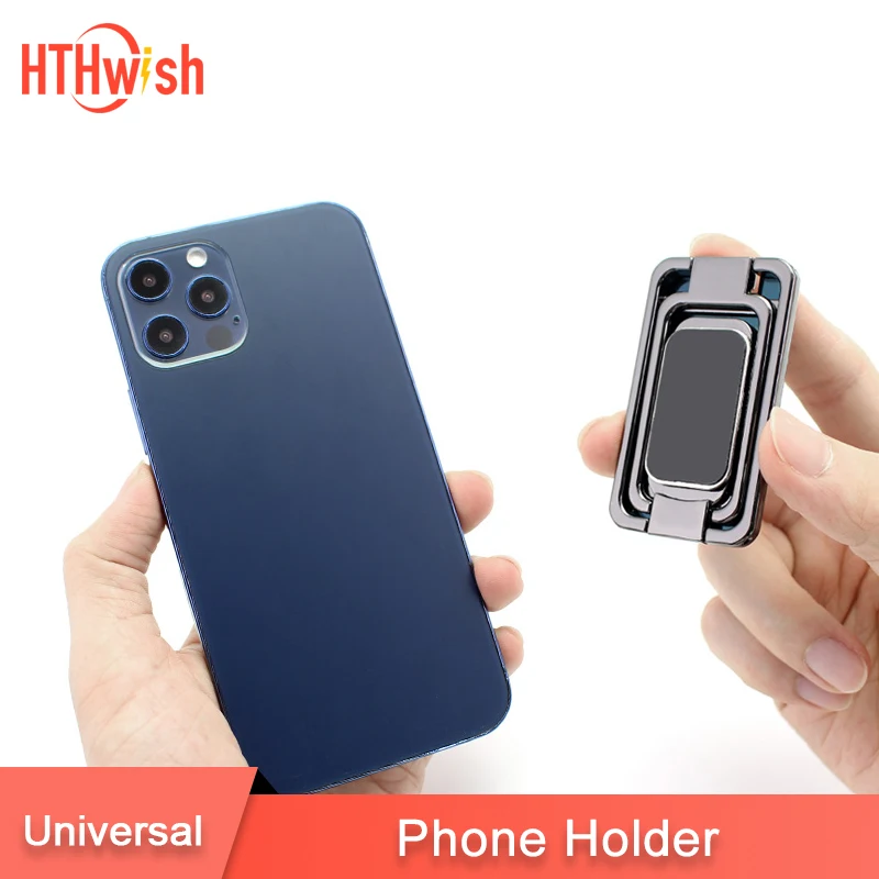 

Phone Holder Ring Retractable Universal Desktop Stand Foldable Car Magnetic Bracket For Iphone 14 13 12 IPad Tablet Support