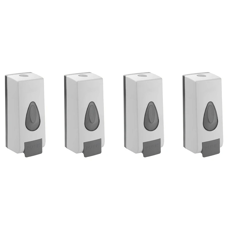 

4X Manual Soap And Hand Dispenser For Commercial Or Residential Use Good Forlotion, Gel, Wall Mounted, 600Ml