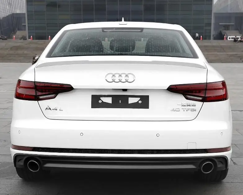 Спойлер для Audi A4 2018-2019 высококачественный спойлер A4L TF из АБС-пластика заднее