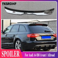 rs4 roof spoiler for audi a4 b8 avant allroad 2008 2016 abs plastic spoiler rear wing car tail wing decoration a4 b8 allroad