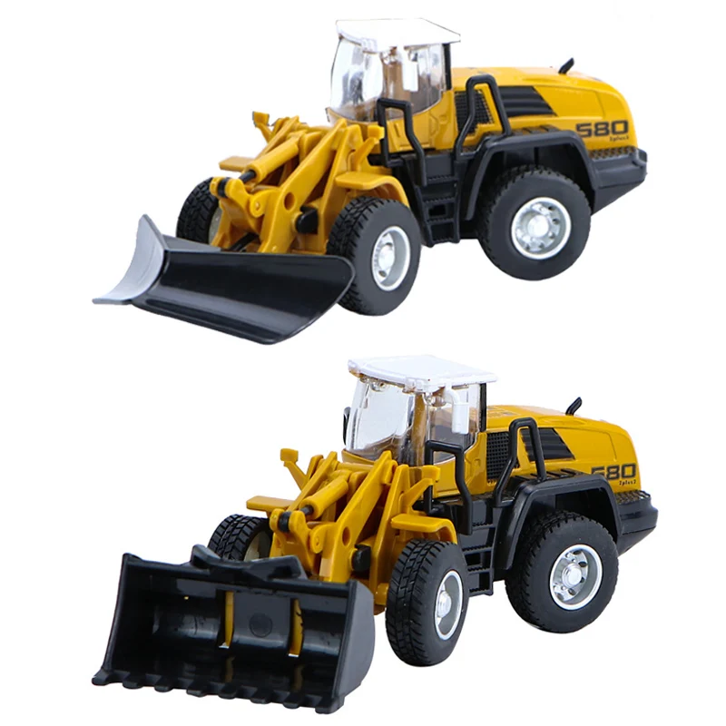 

Alloy Vehicles Pull Back Cars 1:50 Mini Model Snow Sand Shovel Engineering Vehicle Diecast Vehicles Toy Funny Children Kids Gift