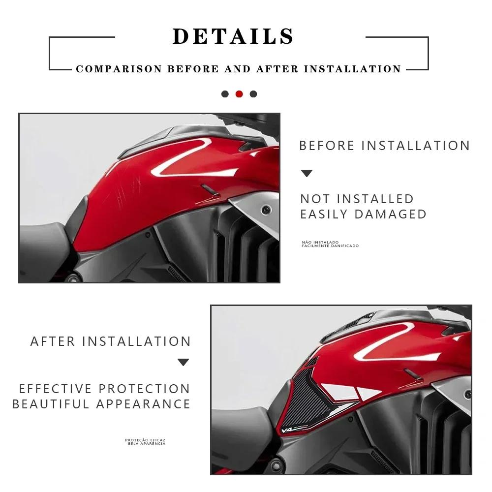 3D наклейка аксессуары для мотоциклов защитная на бак водонепроницаемая против