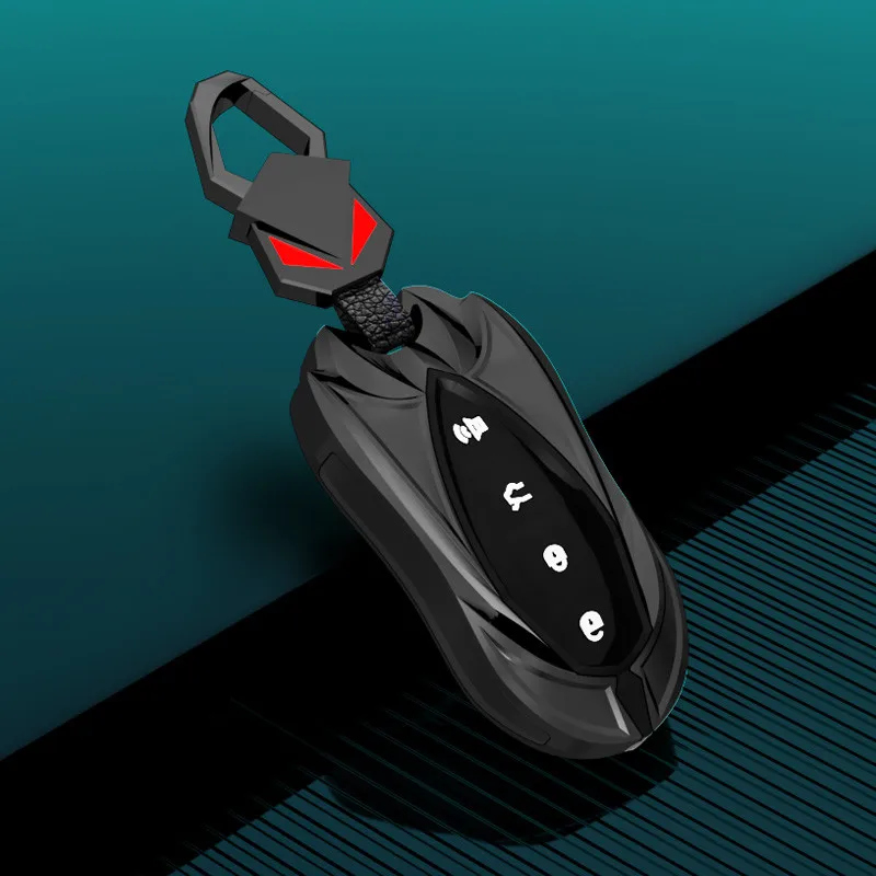 

Car Key Fob Cover Case Shell Holder Set For Geely Coolray X6 Emgrand Global Hawk GX7 Remote Accessories Car-Styling Keychain