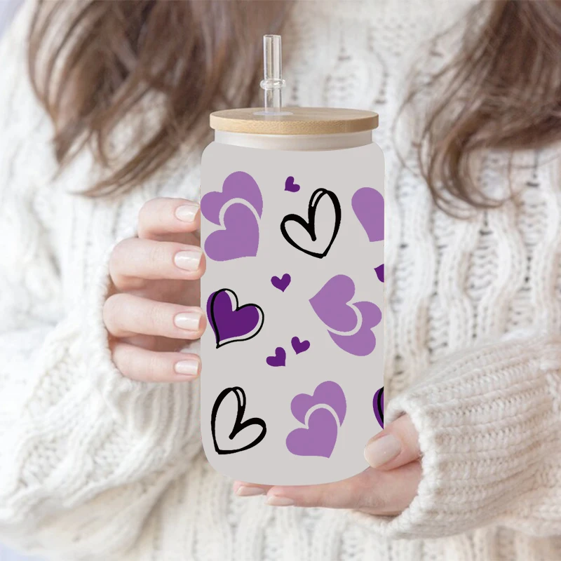 3D-наклейки на стеклянные стаканы Libbey 16 унций D8332