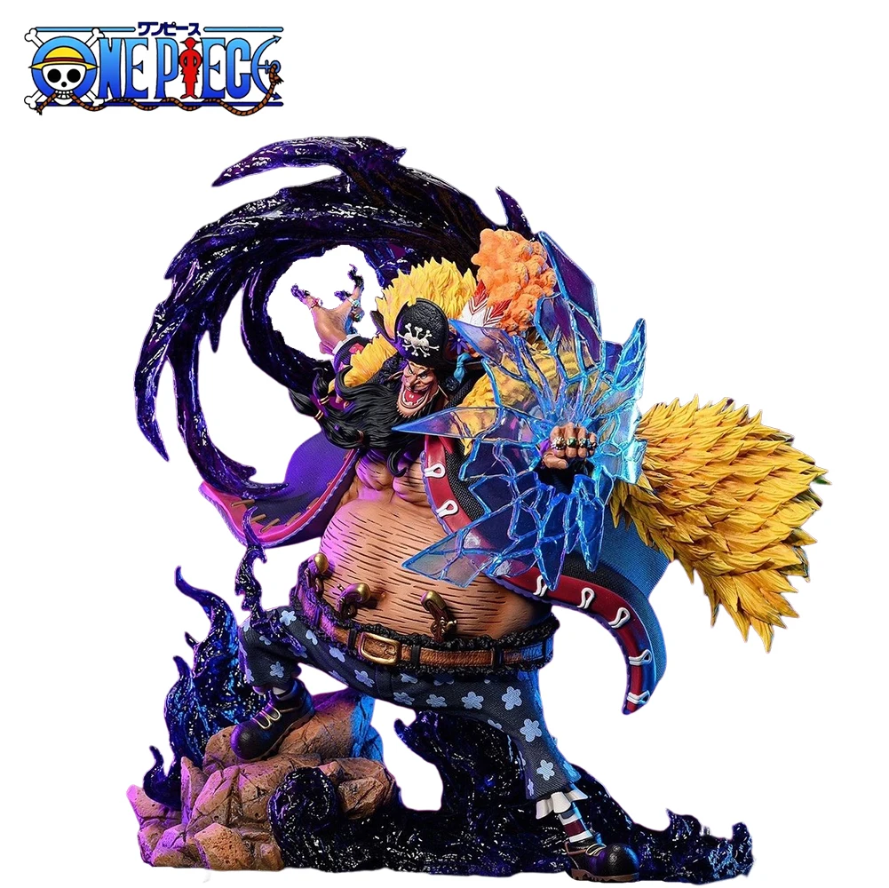 

New One Piece Four Emperors Action Anime Figure Marshall D Teach Shock Fruit Black Hole Pvc Model Collect Ornaments Toy Boy Gift