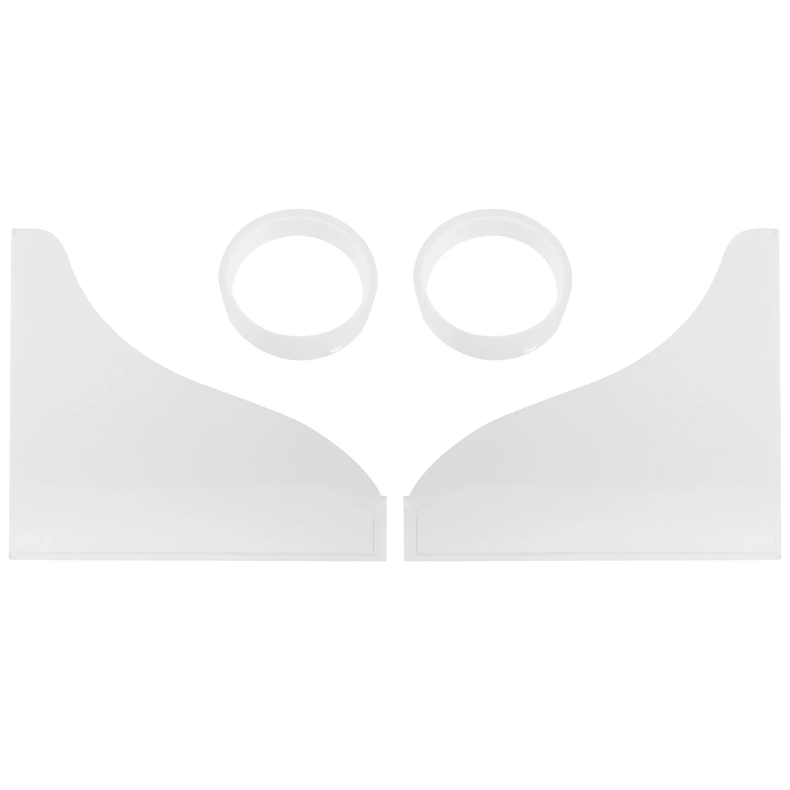 

Guard Bathtub Tub Water Corner Showersplashing Dripkitchen Shield Stopper Baffles Clear Splatter Diverter Bathroom Spill