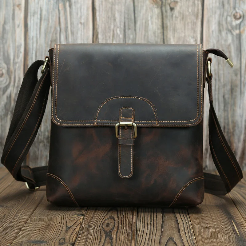 Mens Messenger Bag With Zipper