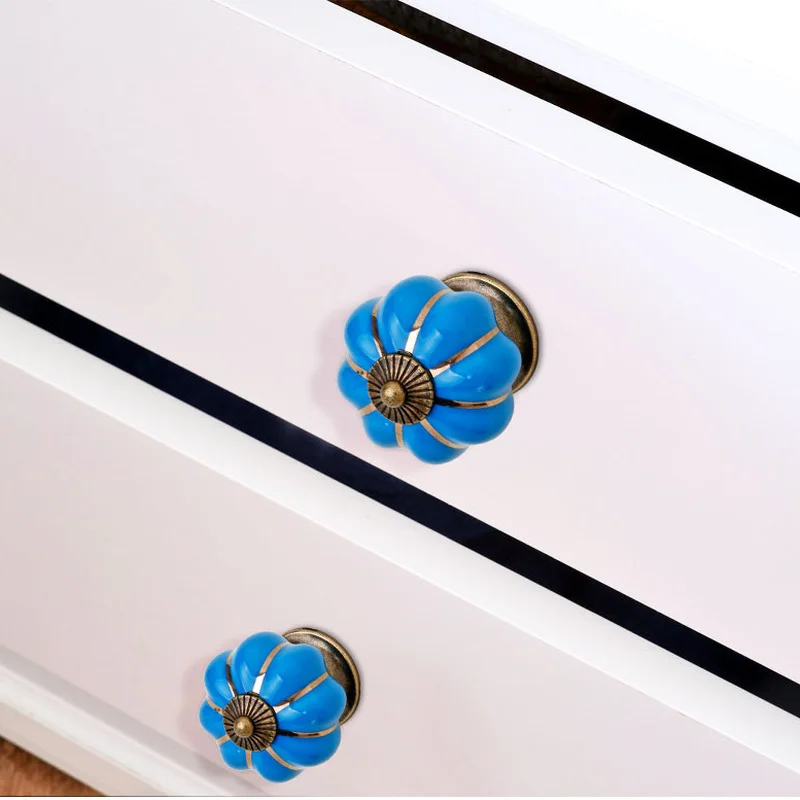 Мебель ящик шкаф кухонная ручка для мебели дверные ручки тыква металлическая