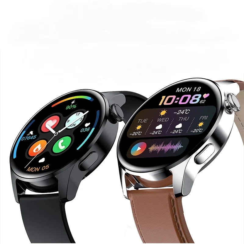 

2021 New For HUAWEI Smart Watch Men Waterproof Sport Fitness Tracker Weather Display Bluetooth Call Smartwatch For Android IOS
