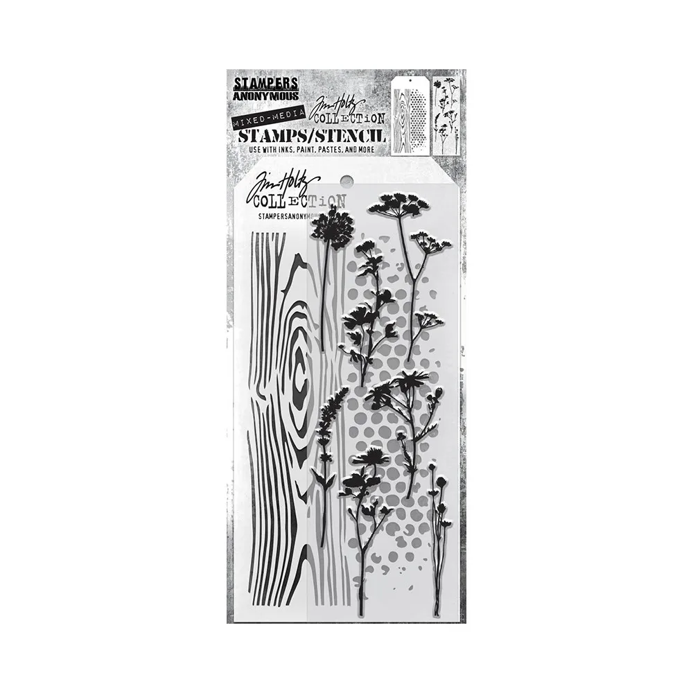 

2023 New Arrivals Wildflower Silhouettes Clear Stamps Stencil Scrapbook Embossed Make Paper Card Album Diy Craft Template