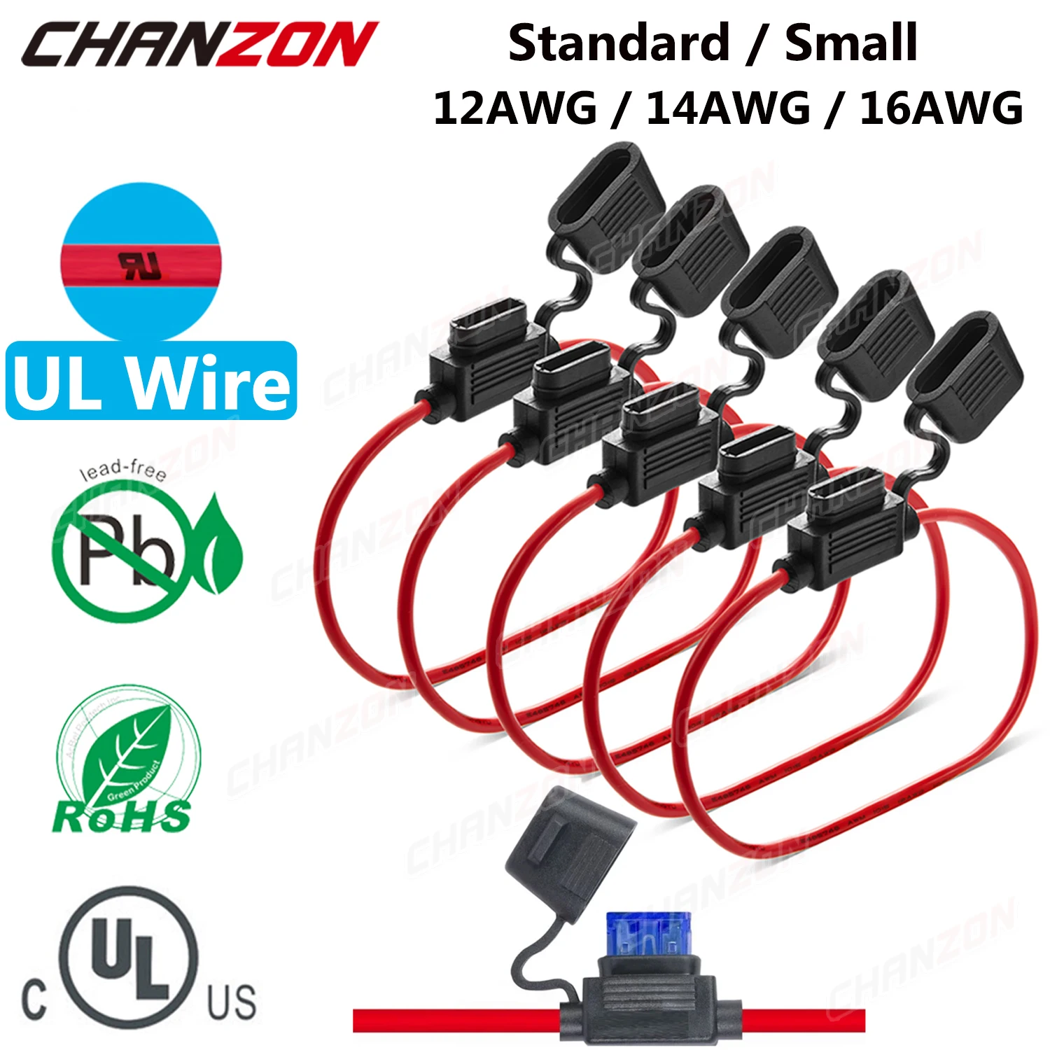 

Водонепроницаемый держатель предохранителей CHANZON ATC ATO 5 шт.