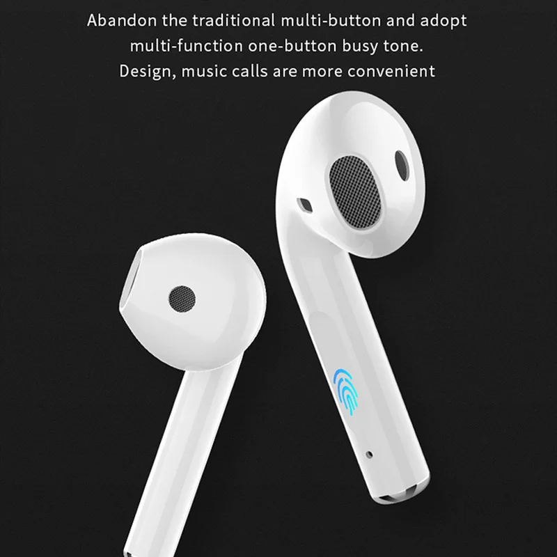 original i12 tws wireless headphones bluetooth earphones stereo headset mini earbuds with microphones for iphone android phones free global shipping