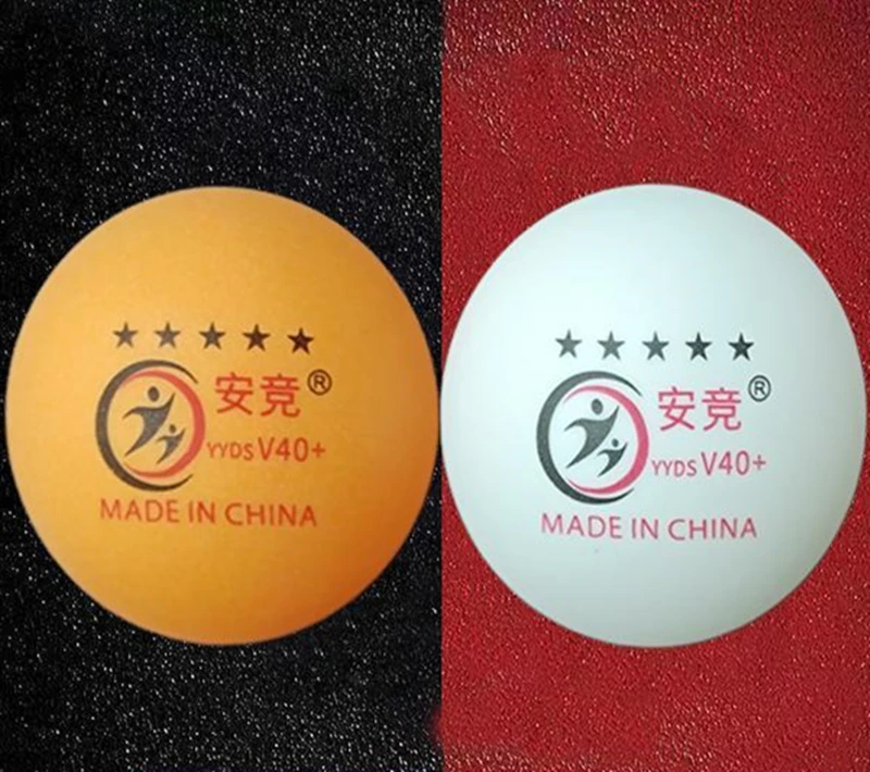 5 Stelle Anjing V40 + 2.8G Palline Da Ping Pong Nuovo Materiale Palline Da Ping Pong In Plastica Abs Palle Da Allenamento Da Ping Pong