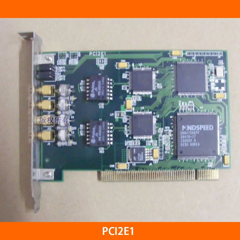 PCI2E1 PCI2 E1 PCI Video Audio Card High Quality Fast Ship