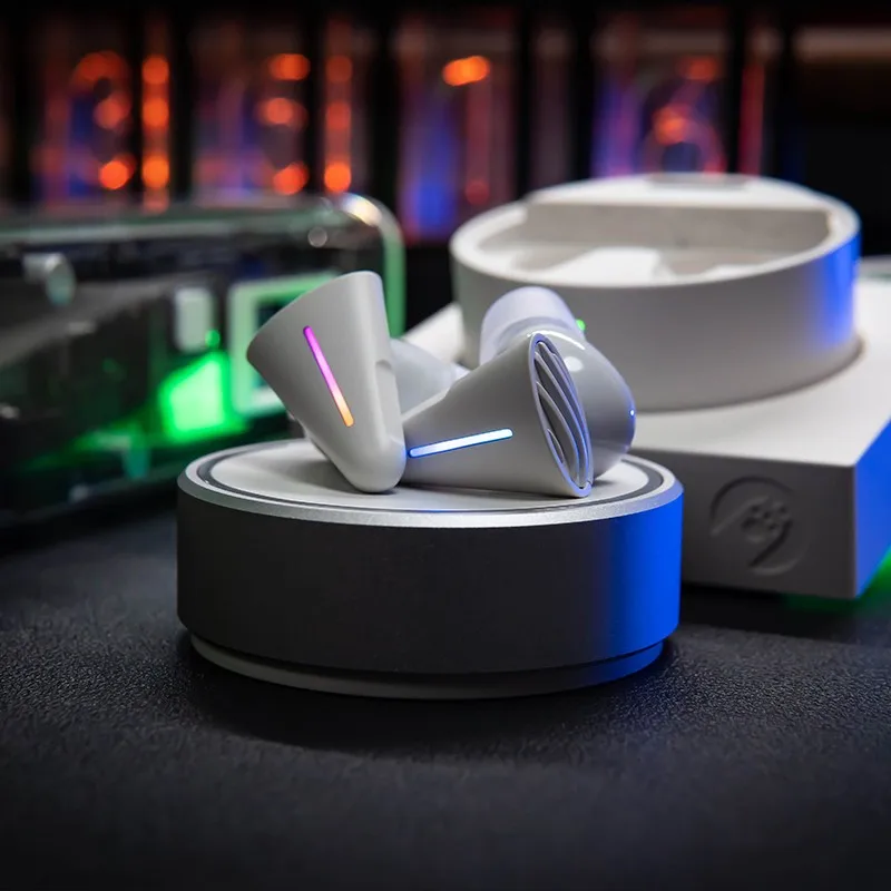 Беспроводные Bluetooth-наушники зол Miao CYBERBLADE игровые наушники RGB светильник ANC 2-Mode AI ENG