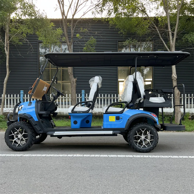 2 4 6 8 человек 48 в 60 72 электрическая поднятая уличная легальная тележка для гольфа
