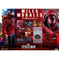hottoys original 16 vgm50 spider man miles morales bodega cat suit ps5 marvel spider man game collectible action figure toys