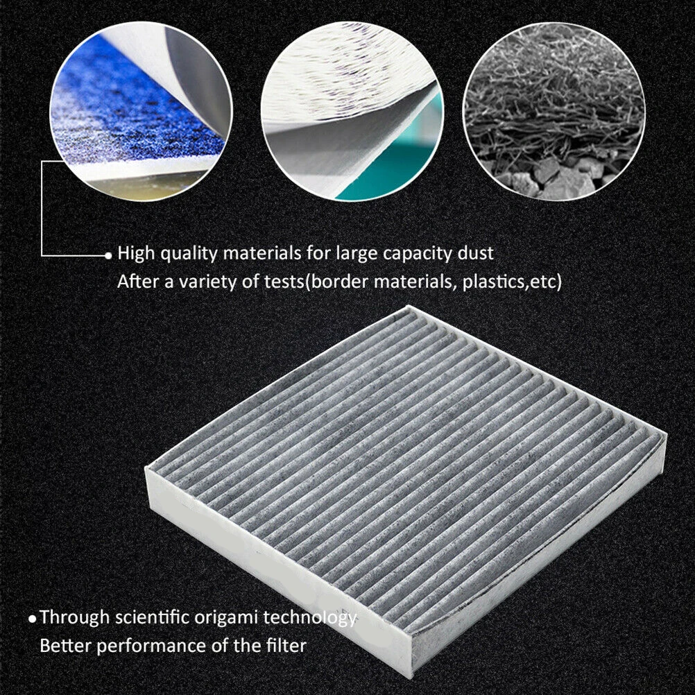 1pc Car Carbon Fiber Cabin Air Filter For Toyota For Corolla For Camry Tundra For Lexus ES350 GS350 GS430 Cabin Air Filter