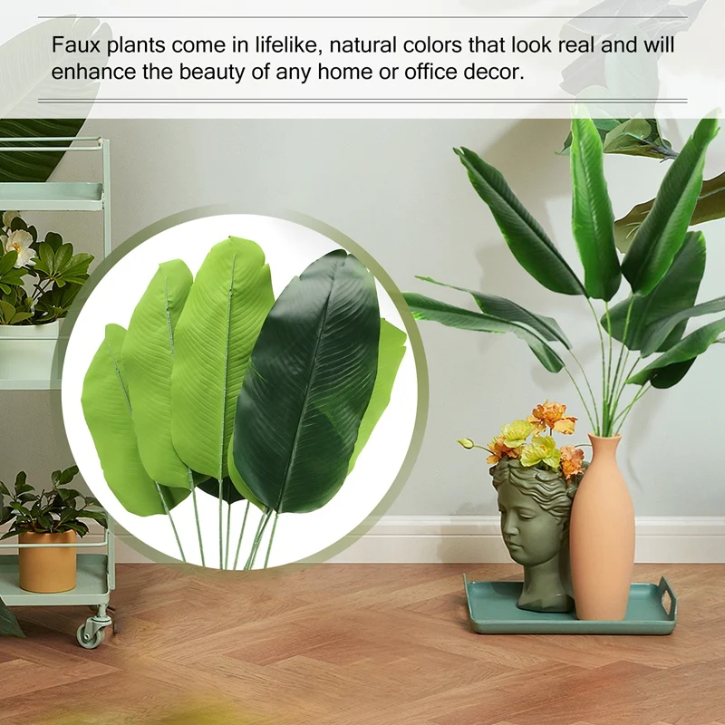 Искусственные растения тропические листья банановое дерево искусственный