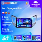 NAVISTART 8G 128G Android 10 автомобильный 4G WIFI радио-навигация GPS для Changan CS15 2016-2020 мультимедиа 2 Din Carplay без DVD-плеера